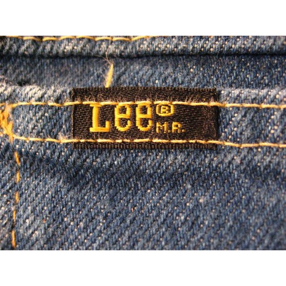 VINTAGE 70s LEE Riders Womens Jeans 12P 29X30 UNION MADE Blue Denim - Picture 6 of 12
